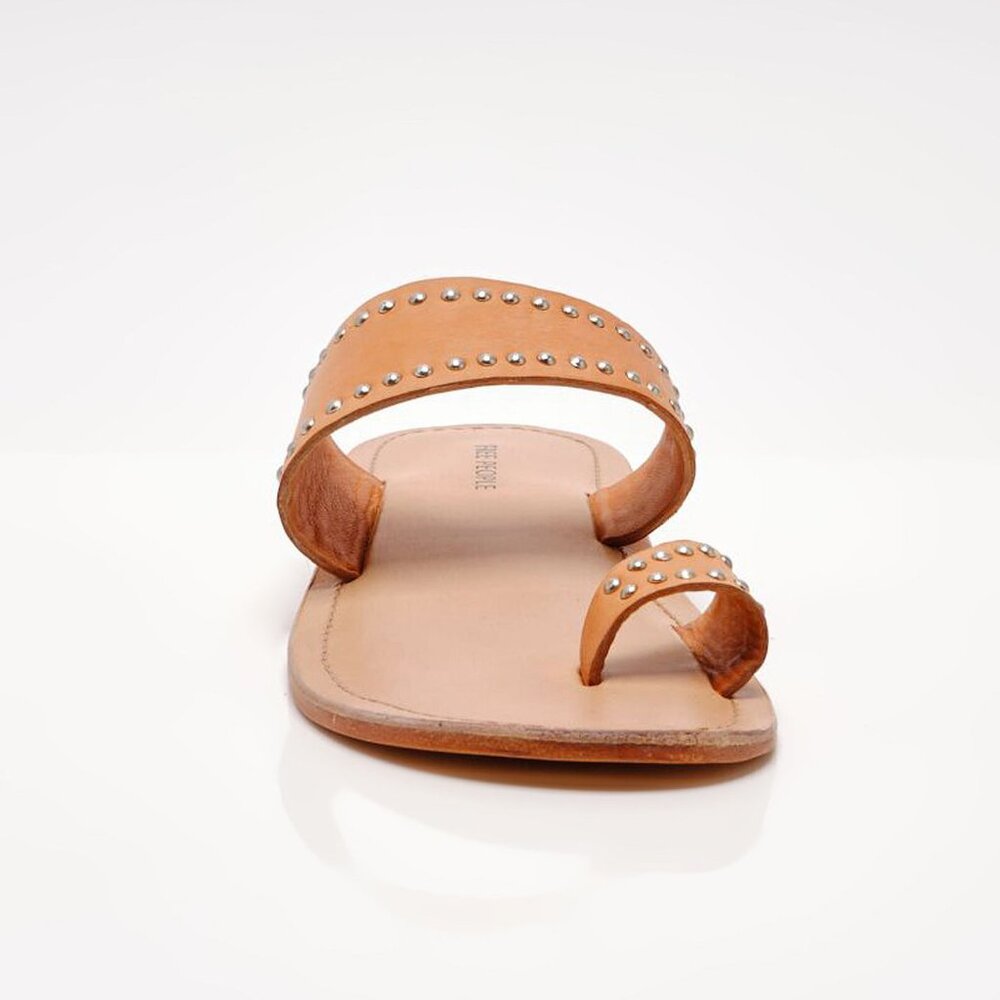 FREE PEOPLE Amelie Tiny Stud Sandals / Faded Clay - Picture 6 of 8